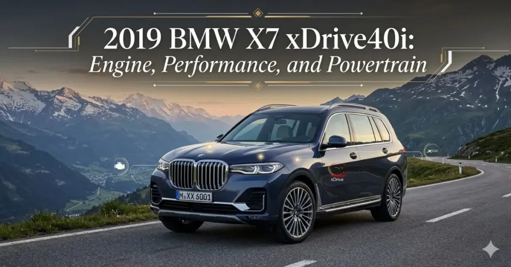 2019 BMW X7 xDrive40i: Engine, Performance, and Powertrain