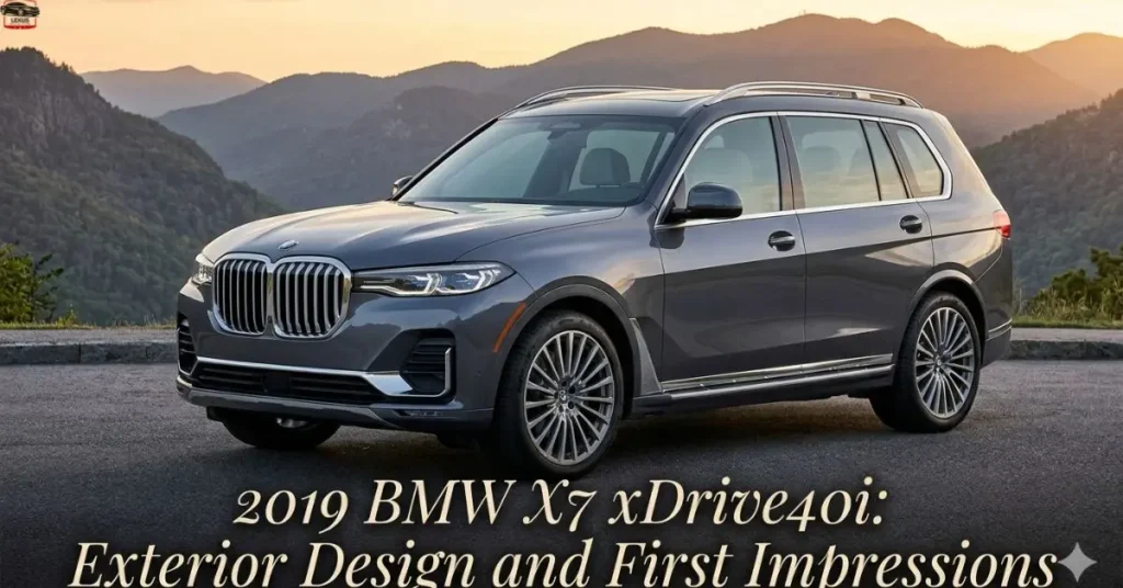 2019 BMW X7 xDrive40i: Exterior Design and First Impressions