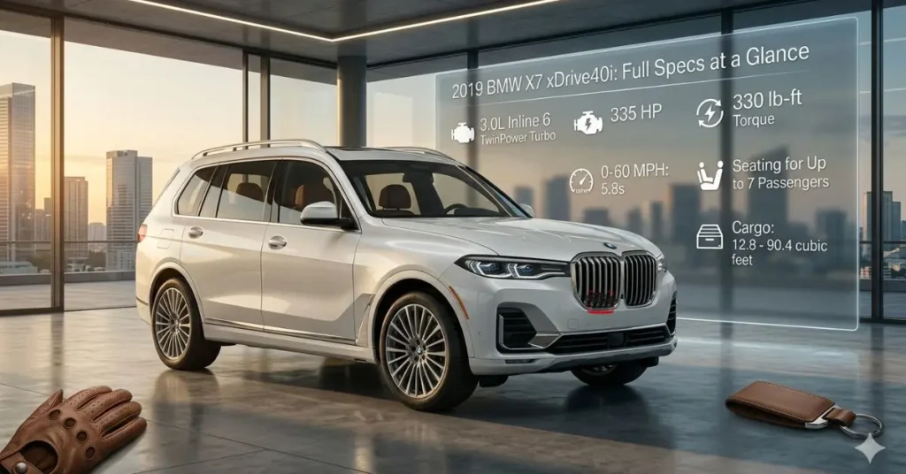 2019 BMW X7 xDrive40i: Full Specs at a Glance