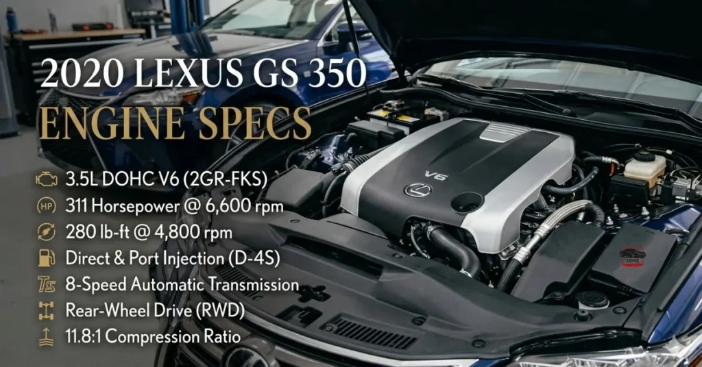 2020 Lexus GS 350 Engine Specs