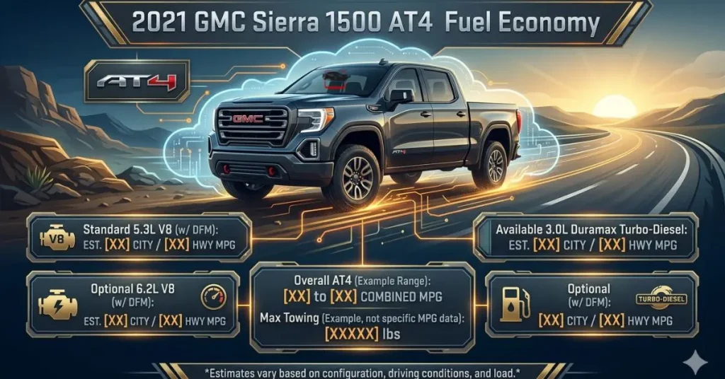 2021-gmc-sierra-1500-at4-fuel-economy 2021 GMC Sierra 1500 AT4 Fuel Economy