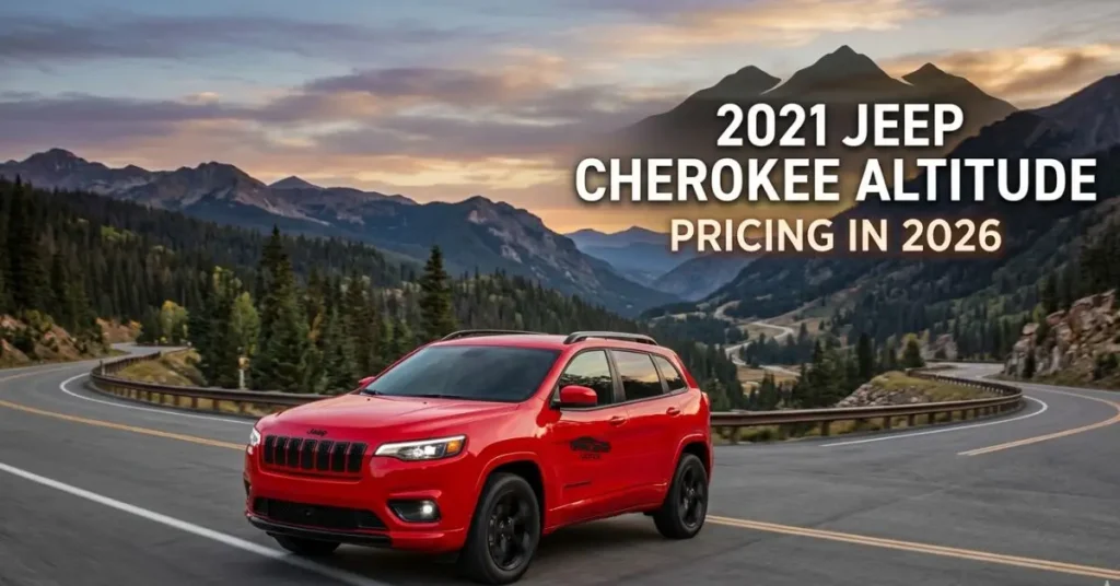 2021 Jeep Cherokee Altitude Pricing in 2026