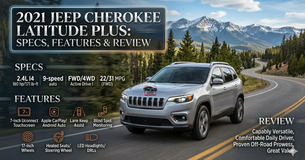 2021 Jeep Cherokee Latitude Plus: Specs, Features & Review