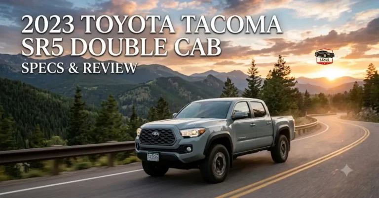 2023 Toyota Tacoma SR5 Double Cab: Specs & Review