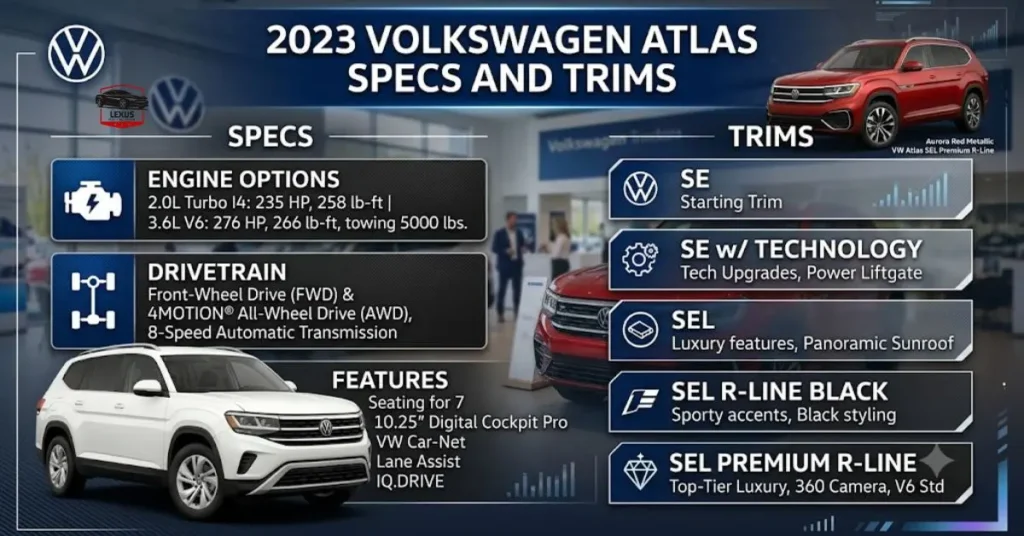 2023-volkswagen-atlas-specs-and-trims 2023 Volkswagen Atlas Specs and Trims