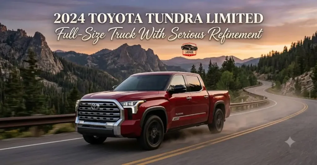 2024 Toyota Tundra Limited: Full-Size Truck With Serious Refinement