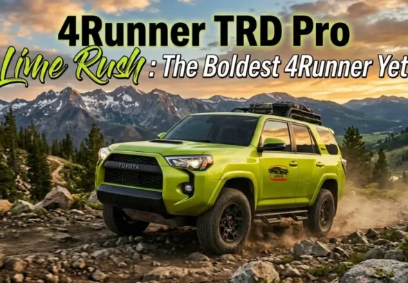 4Runner TRD Pro Lime Rush: The Boldest 4Runner Yet