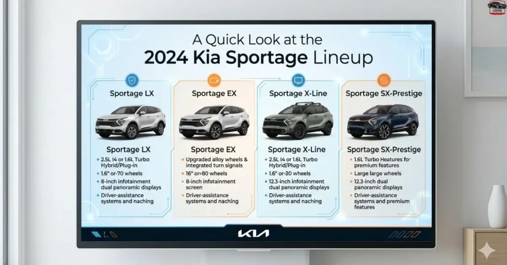 A Quick Look at the 2024 Kia Sportage Lineup