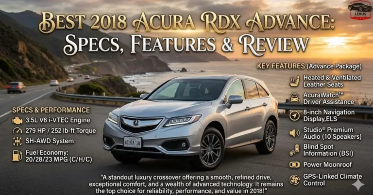 Best 2018 Acura RDX Advance: Specs, Features & Review