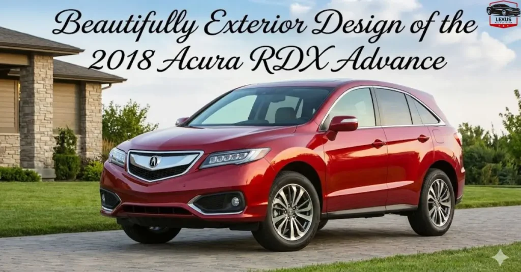 Exterior Design of the 2018 Acura RDX Advance