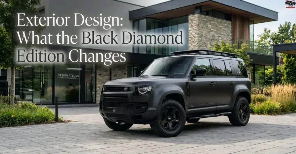 Exterior Design: What the Black Diamond Edition Changes