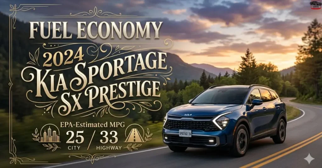 Fuel Economy 2024 Kia Sportage SX Prestige