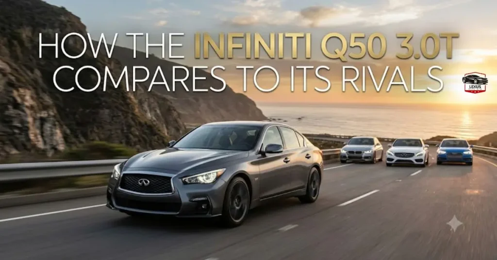 How the Infiniti Q50 3.0T Compares to Its Rivals