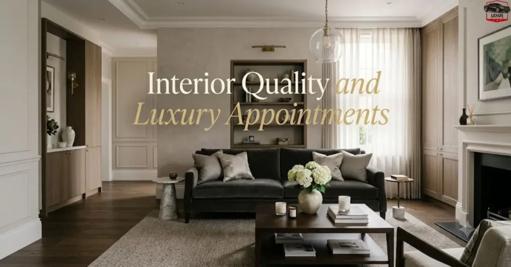 Interior Quality and Luxury Appointments