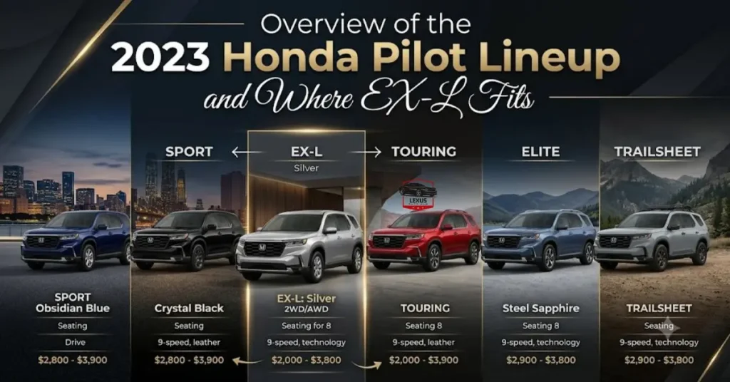 Overview of the 2023 Honda Pilot Lineup and Where EX-L Fits
