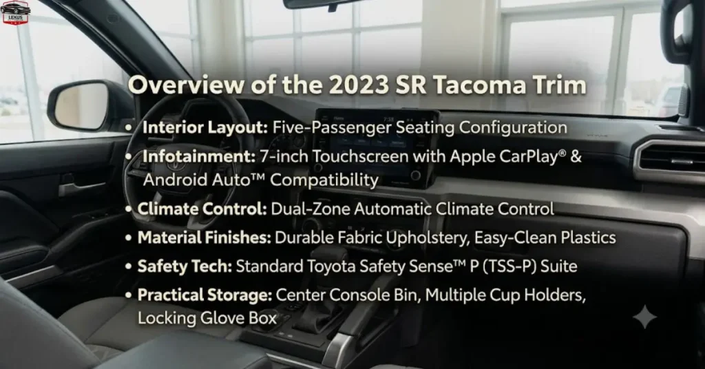 overview-of-the-2023-sr-tacoma-trim Overview of the 2023 SR Tacoma Trim