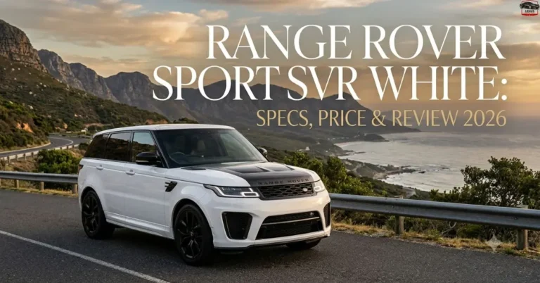 Range Rover Sport SVR White: Specs, Price & Review 2026