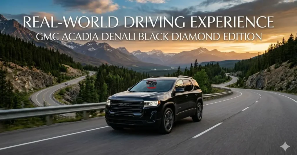 Real-World Driving Experience GMC Acadia Denali Black Diamond Edition