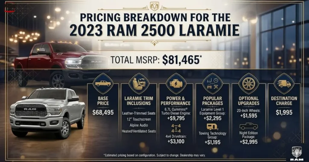 Pricing Breakdown for the 2023 Ram 2500 Laramie