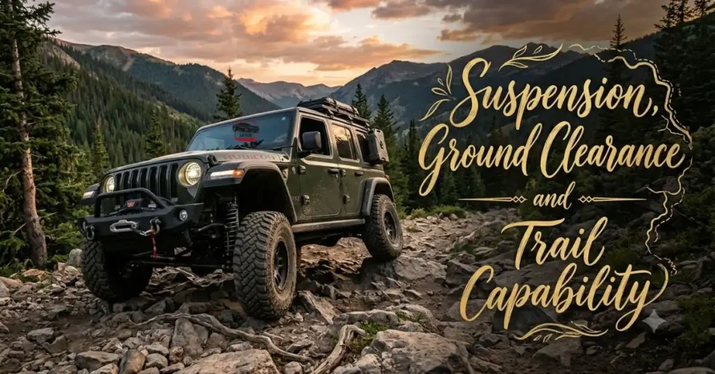 Suspension, Ground Clearance, and Trail Capability