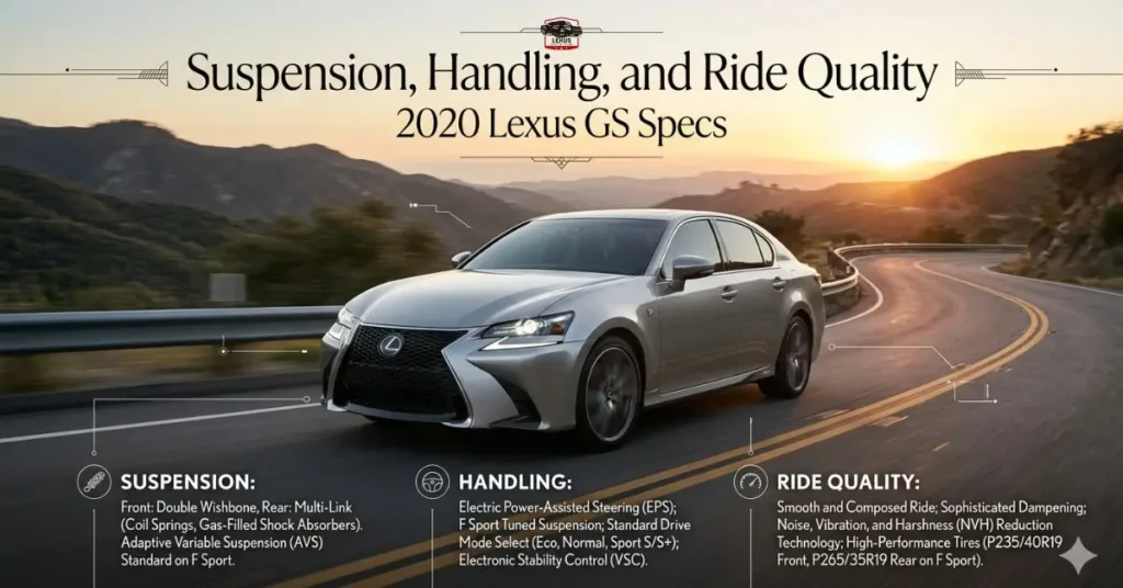 Suspension, Handling, and Ride Quality 2020 Lexus GS Specs