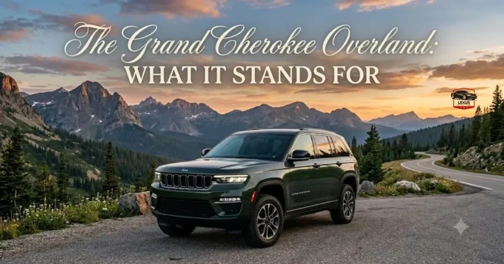The Grand Cherokee Overland: What It Stands For