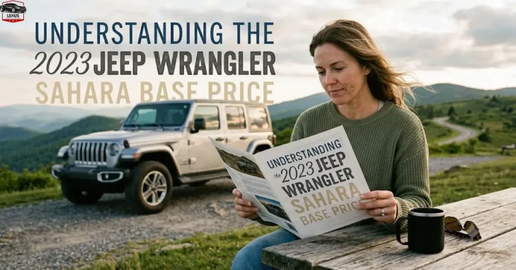 Understanding the 2023 Jeep Wrangler Sahara Base Price