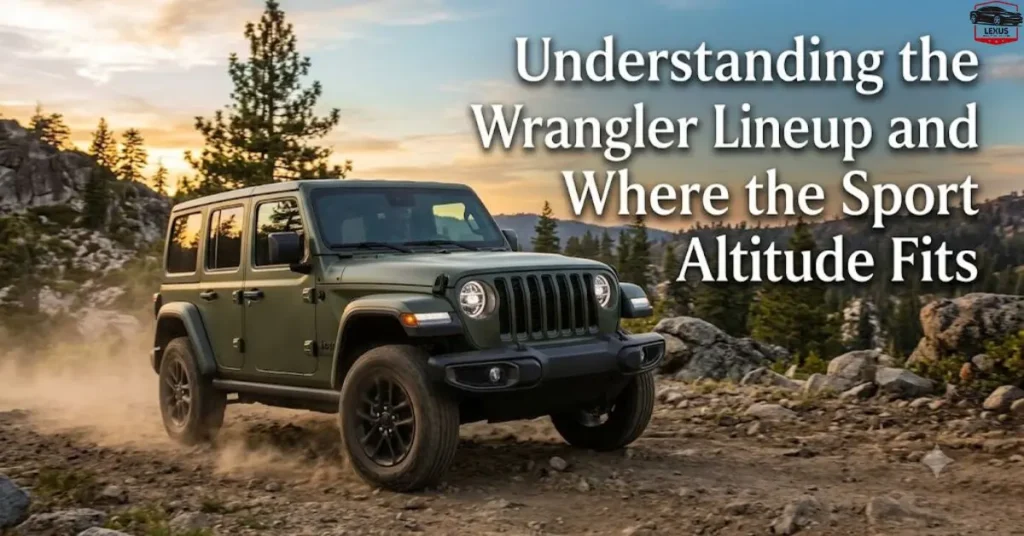 Understanding the Wrangler Lineup and Where the Sport Altitude Fits
