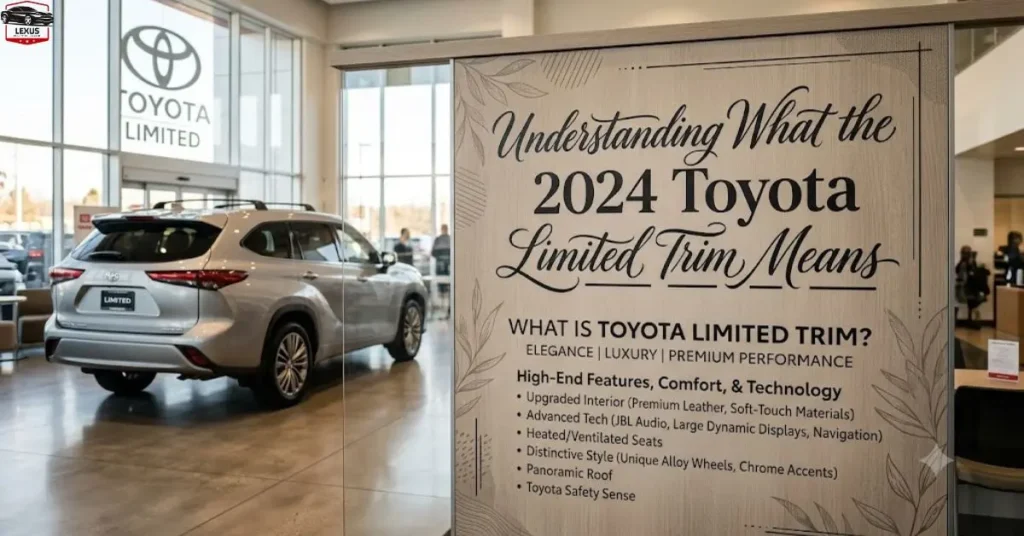 Understanding What the 2024 Toyota Limited Trim Means