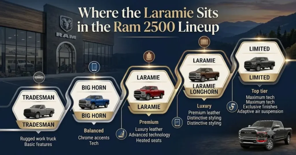 Where the Laramie Sits in the Ram 2500 Lineup