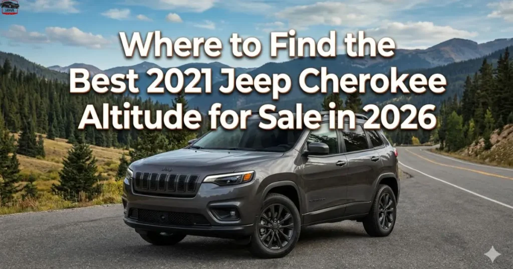 Where to Find the Best 2021 Jeep Cherokee Altitude for Sale in 2026